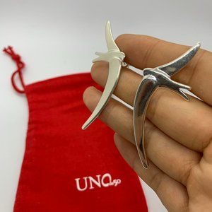 Uno de 50 Earrings Simple Minimalist Unique Earrings Silver-Plated Alloy Metal